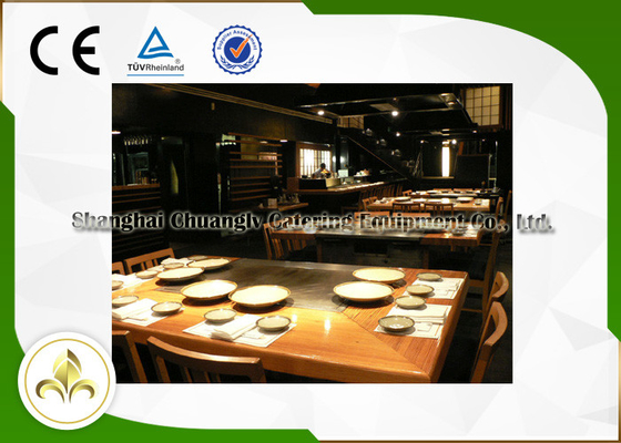 comprar Capacidade japonesa profissional dos assentos da tabela 7 da grade de Teppanyaki para o marisco/vegetal online manufacture