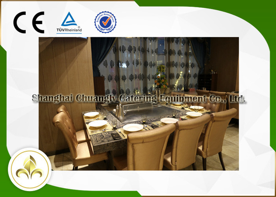 comprar Equipamento feito sob encomenda da grade de Teppanyaki Hibachi 8 assentos construídos no purificador eletrostático das emanações online manufacture