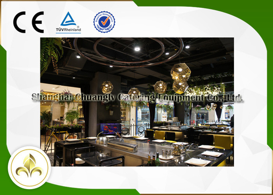 comprar Configuração básica da tabela de aço inoxidável da grade de Teppan Yaki do filtro online manufacture
