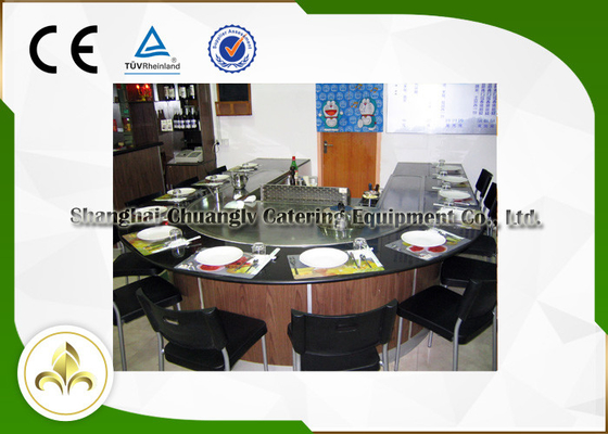 comprar Indução/grade elétrica de Teppanyaki, grade comercial elétrica da chapa para assar do tampo da mesa online manufacture
