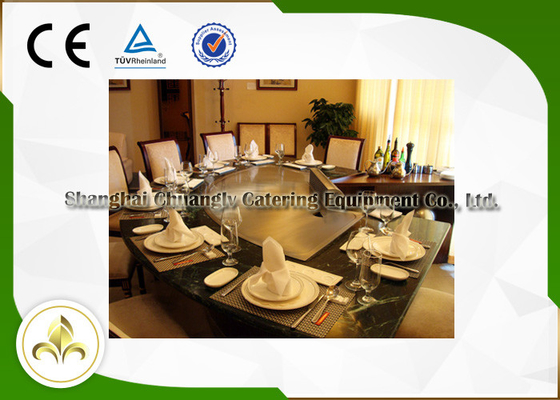 comprar Placa comercial profissional de Teppanyaki do gás, tabela lisa da grade do gás superior de onze Seat online manufacture