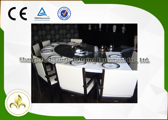 comprar Grade comercial superior lisa elétrica de Hibachi do assado exterior da chapa para assar do precipitador das emanações online manufacture