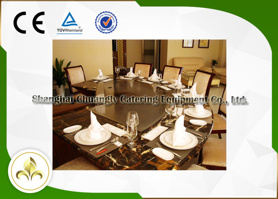 comprar A chapa para assar da grade do gás de Hibachi do restaurante chapeia o material 304 de aço inoxidável com a ventilação online manufacture