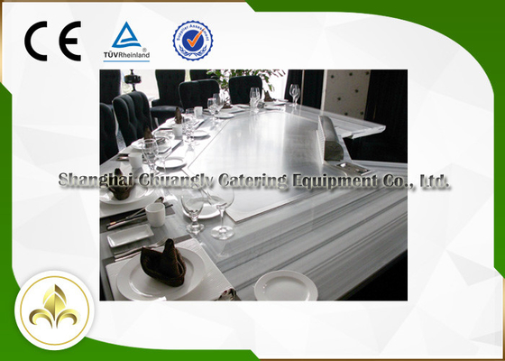 comprar Indução japonesa feita sob encomenda da grade de Teppanyaki/Hibachi elétrico Cooktop construído no ventilador de ar online manufacture