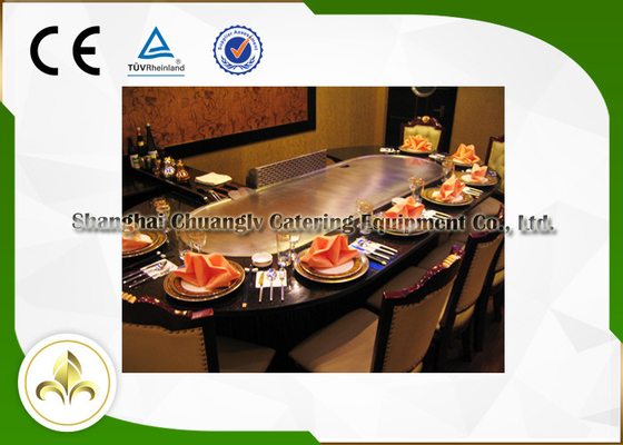 comprar Assentos internos de aço inoxidável da grade dez de Teppanyaki com precipitador das emanações online manufacture