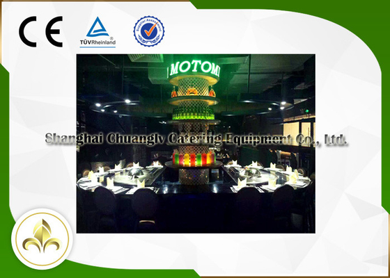 comprar Semi o círculo intoxica o material de aço inoxidável do aço do restaurante 304 da grade de Teppanyaki/liga Fabricação em linha