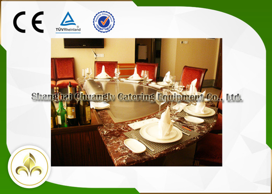 comprar Indução/grade elétrica 7 Seat R650 de Hibachi do restaurante com sistema de ventilação online manufacture