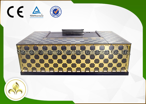 comprar A chapa para assar dourada Teppan Yaki do tampo da mesa das épocas grelha o material de aço inoxidável do aço de 304/liga online manufacture