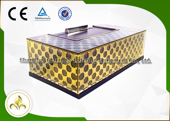 comprar Distintivo exterior interno da grade de Teppanyaki Hibachi projetado para o hotel/plaza do alimento online manufacture