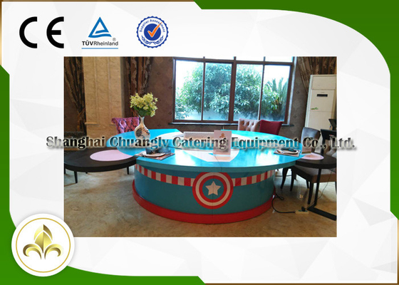 comprar Grade exterior/interna da grade de jantar japonesa pintada do círculo de madeira da tabela, de Teppanyaki online manufacture