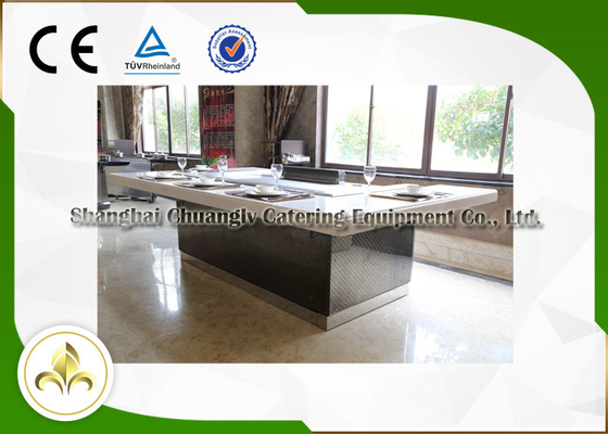 comprar A tabela clara misteriosa da grade de Teppanyaki Hibachi personalizou uma capacidade de 8 assentos online manufacture