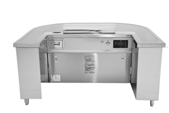 comprar Fume Down Exaustor 10/12 lugares Arqueado Tubo elétrico Teppanyaki Grill Mesa online manufacture