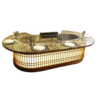 comprar Grade oval de venda quente de Teppanyaki do ASSADO do equipamento da cozinha de 10 assentos online manufacture