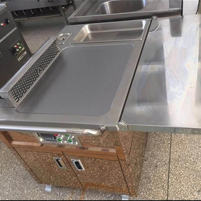 comprar O gás comercial do equipamento do restaurante/chapas para assar elétricas da indução grelha a tabela móvel de Teppanyaki online manufacture