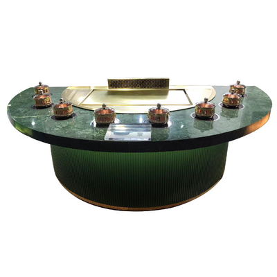 comprar De aço inoxidável circunde semi a tabela da grade de Teppanyaki para a indústria da indução online manufacture