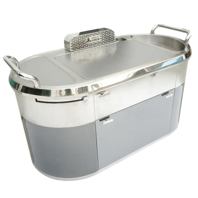comprar Tabela móvel da grade de Teppanyaki da elevação de aço inoxidável de GREENARK TO14 - eletromagnética online manufacture