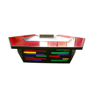 comprar Tabela da grade de Teppanyaki do gás da cor do arco-íris da forma da ponte com sistema da exaustão online manufacture