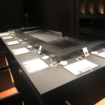 comprar Restaurante de aço inoxidável Hibachi Grill Table com design personalizado online manufacture