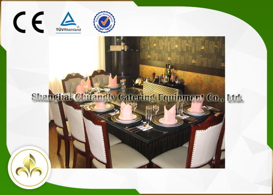 comprar Tabela de aquecimento eletromagnética da grade de Teppanyaki do retângulo com sete assentos Fabricação em linha