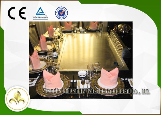 comprar Tabela elétrica de aquecimento eletromagnética da grade de Teppanyaki dos assentos do retângulo sete online manufacture