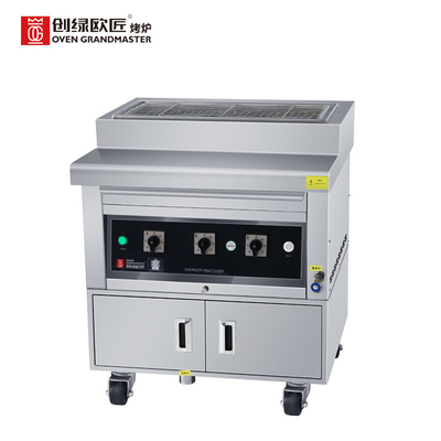 comprar Grelha de churrasco comercial de 780 mm de comprimento com aquecimento por tubérculos elétricos Fabricação em linha