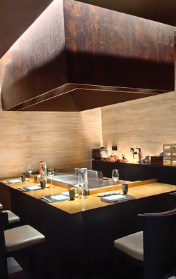 comprar Mobiliário de decoração personalizado Comércio Teppanyaki Grill Table 500x380mm Tamanho de cozinha Fabricação em linha