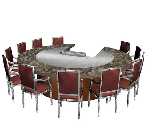 comprar O círculo de aço inoxidável da forma do círculo de 12 assentos dá forma à tabela japonesa de Teppanyaki online manufacture