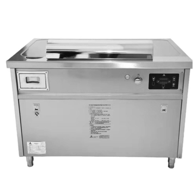 comprar Rectangular de aço inoxidável japonês Teppanyaki Grill Table construído em Griddle online manufacture