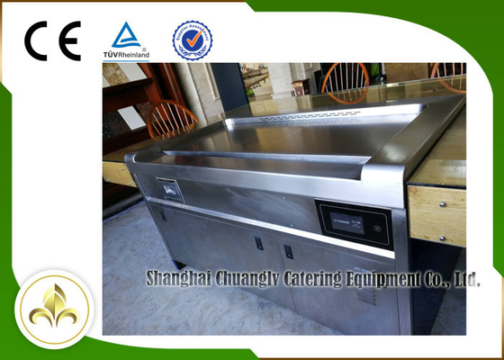 comprar 10 assentos SS fumam abaixo da grade elétrica da tabela de Teppanyaki do retângulo da exaustão online manufacture