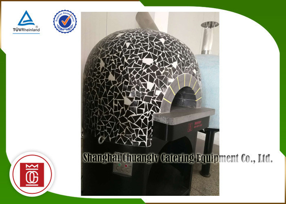 comprar Azulejos de aço inoxidável de Oven Gas Heating Lava Rock da pizza exterior de Itália Fabricação em linha