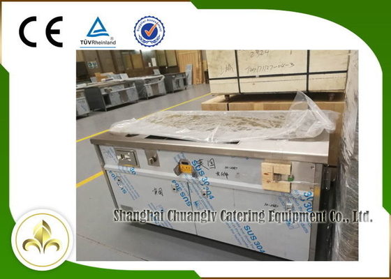 comprar Emanações do retângulo da tabela da grade de Teppanyaki do gás natural abaixo da exaustão CSA de aço inoxidável online manufacture
