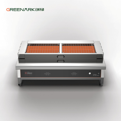 comprar Fábrica Directo 500C Grill Comercial CE ISO9001 Certificado Zonas Independentes Fácil Limpeza online manufacture