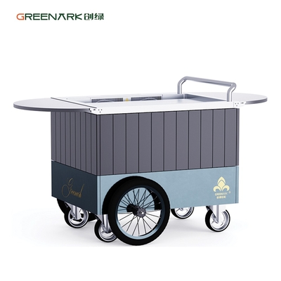 comprar Chapa Teppanyaki Móvel em Aço Liga de Grau Alimentício, 250℃ em 8 Minutos, Mesa Extensível e Rodas de 16'' Direto da Fábrica Fabricação em linha