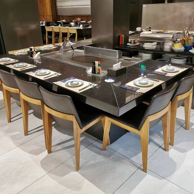 comprar Stainless Steel Teppanyaki Grill Table 2400x850x800mm 8kW Fabricação em linha