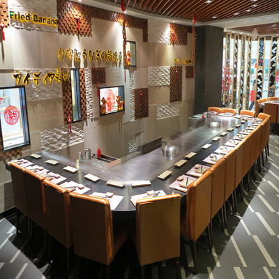comprar Mesa Grelha Teppanyaki Comercial Aço Liga 20mm 8000W Fabricação em linha