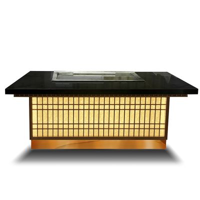 comprar Commercial Teppanyaki Grill Table 8000W Electric 20mm Alloy Steel Fabricação em linha