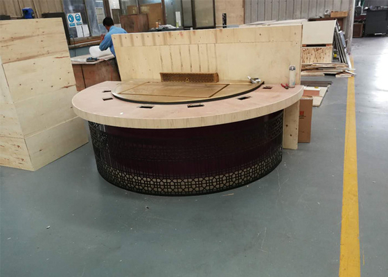 comprar Grade japonesa de Teppanyaki do restaurante com semi a decoração do tampo da mesa do círculo online manufacture