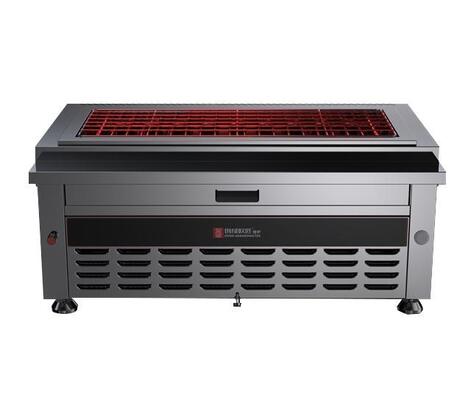 comprar Grelhador de Churrasco Sem Fumo de Aquecimento Rápido em Aço Inoxidável 380V/6KW para Uso Comercial Fabricação em linha