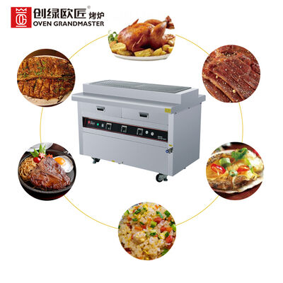 comprar Grill comercial de churrasco com 15KW de potência Máquina de churrasco elétrica de aço inoxidável para cozinha multifuncional sem fumaça Fabricação em linha