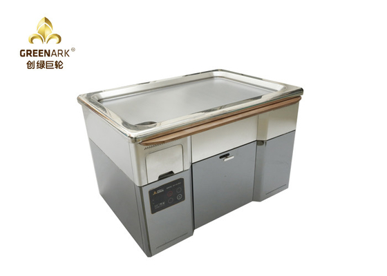 comprar Exaustão superior de aquecimento eletromagnética da grade móvel de aço inoxidável de Teppanyaki Fabricação em linha