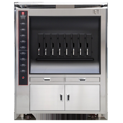 comprar Peixes de aquecimento elétricos Oven With da única máquina da grade dos peixes da camada 20KW 8 espaços online manufacture