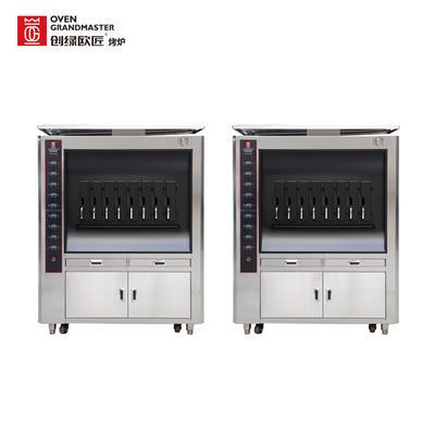 comprar Única camada 20KW da máquina comercial da grade de oito peixes dos espaços para a cozinha Fabricação em linha