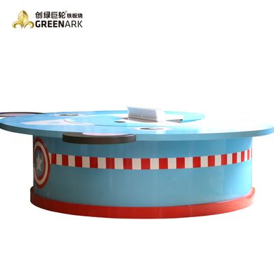 comprar Aquecimento de indução da tabela da grade de Teppanyaki do retângulo com purificador das emanações online manufacture