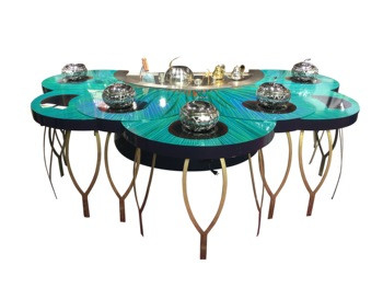 comprar Indução comercial de aço inoxidável 8KW do tubo de Electricial da tabela da grade de Teppanyaki online manufacture