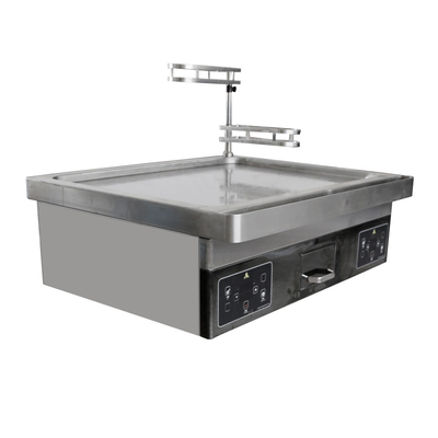 Chapa para assar pequena Desktop multifuncional da placa de 220V Teppanyaki