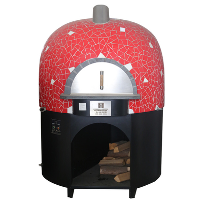 Forno italiano comercial da pizza do fogo de madeira