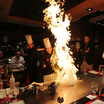 Máquina de restaurante comercial Teppanyaki Grill Table / Hibachi Table