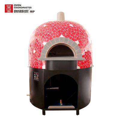 Círculo do aquecimento de gás de Lava Rock Italy Pizza Oven ou uso exterior superior do quadrado