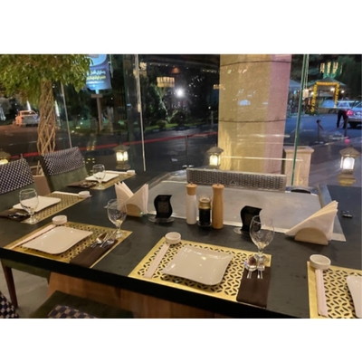 304 aço inoxidável Hibachi Grill Table Com 500x380mm área de cozinha