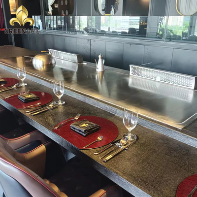 Estilo Hibachi Grill Teppanyaki personalizado Superfície plana de cozimento